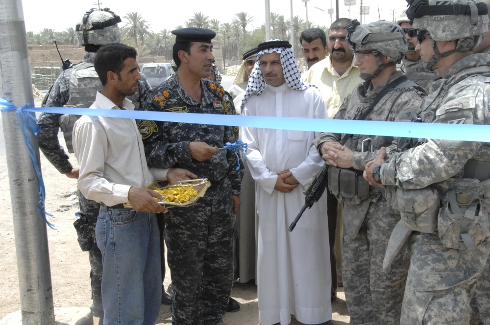 Street Light Ribbon Cutting