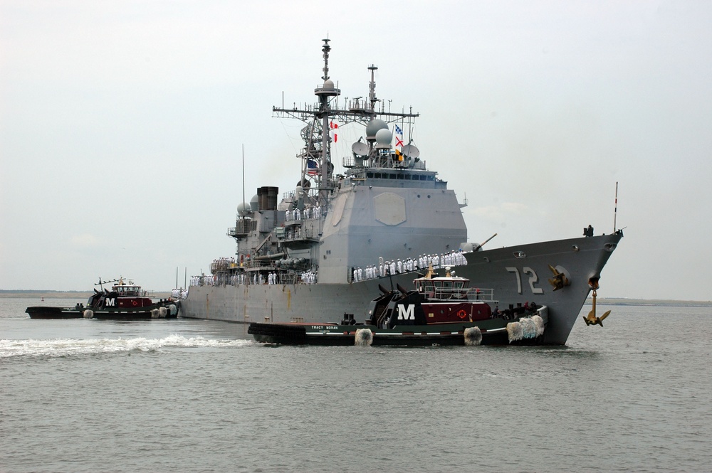 USS Vella Gulf deploys