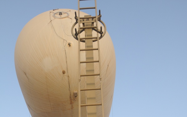 278th ACR uses blimp to help with base defense
