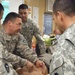 First aid training continues for infantry Soldiers, even during redeployment