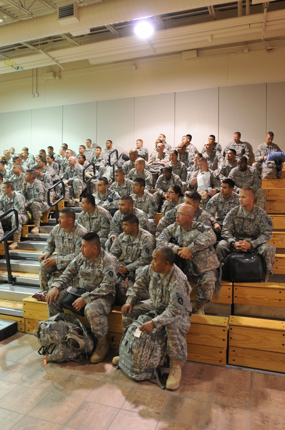 Echo Company 536th Arrive in Fort Bliss after Iraq Deployment