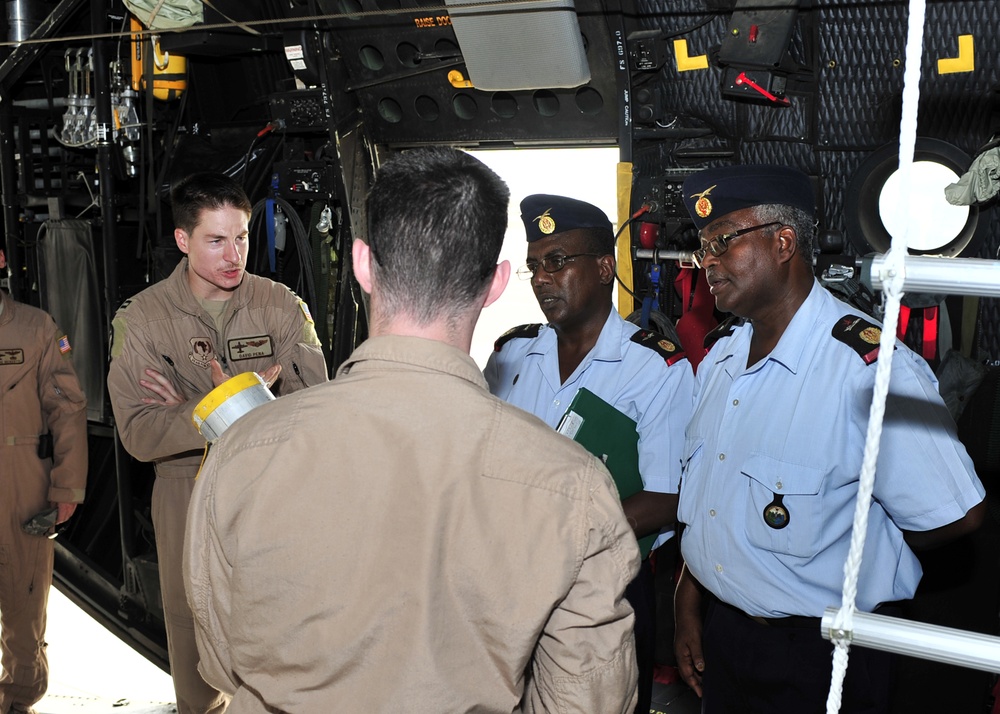 Djibouti Air Force visits Camp Lemonnier