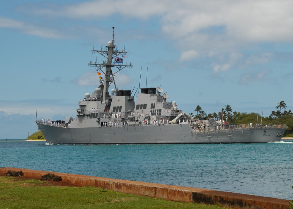 USS O'Kane in Hawaii