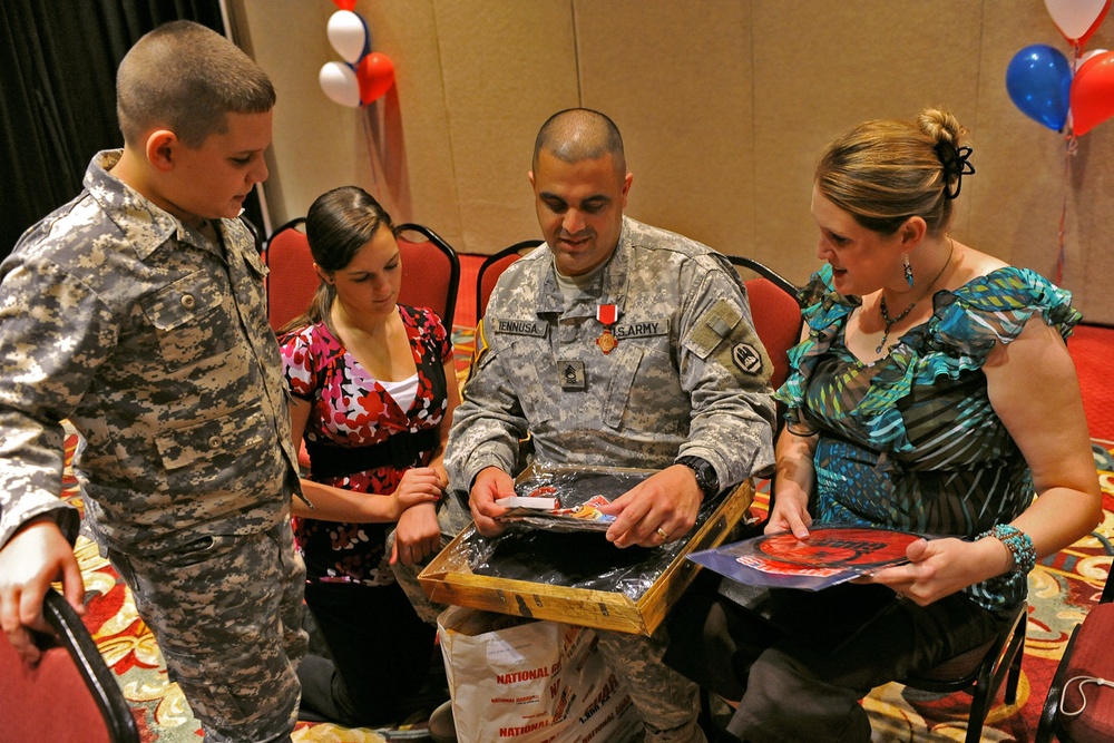 Louisiana Army National Guardsmen recognized for their service