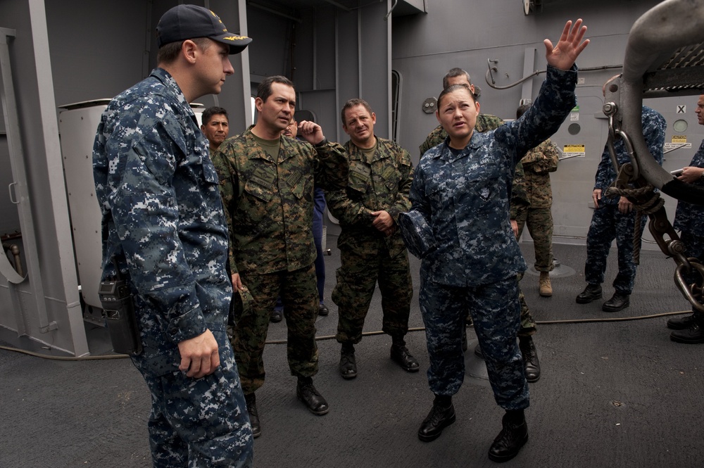 USS New Orleans action