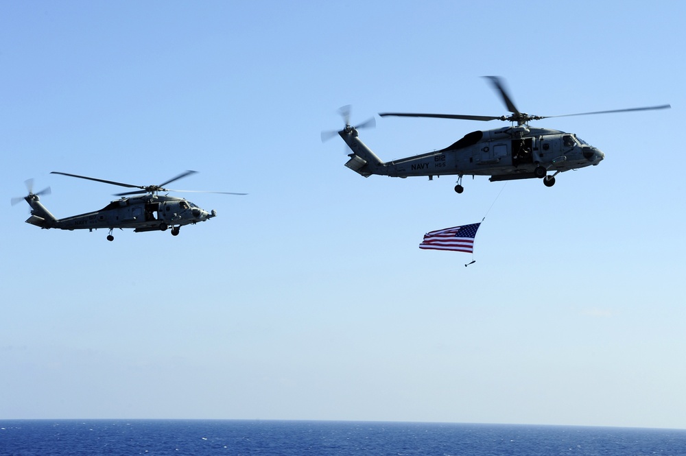 USS Dwight D. Eisenhower action