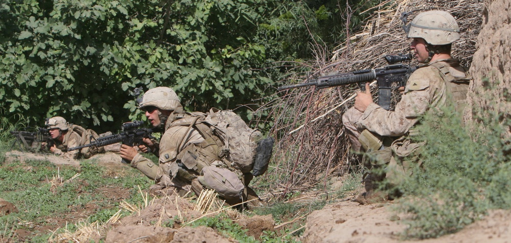 Marines, Afghan Army continue battling Taliban near Marjah
