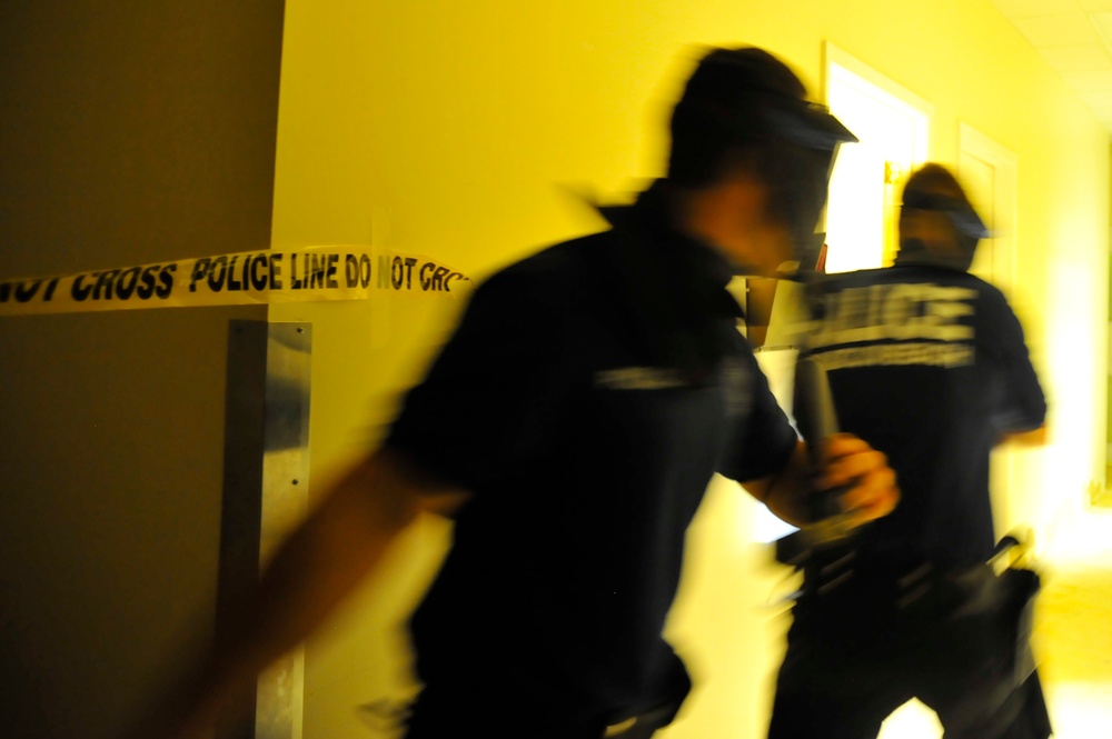 1st Special Operations Security Forces Squadron and Fort Walton Beach Police Department Active-shooter Training