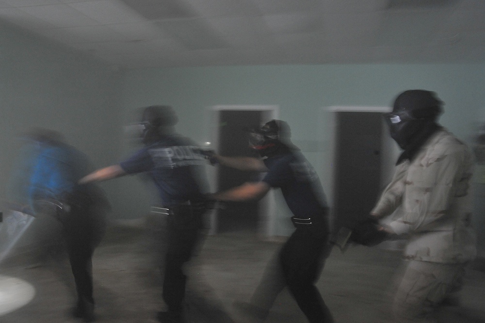 1st Special Operations Security Forces Squadron and Fort Walton Beach Police Department Active-shooter Training