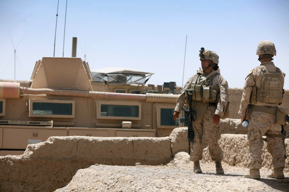 Arizona female Marine engages invaluable Afghan population