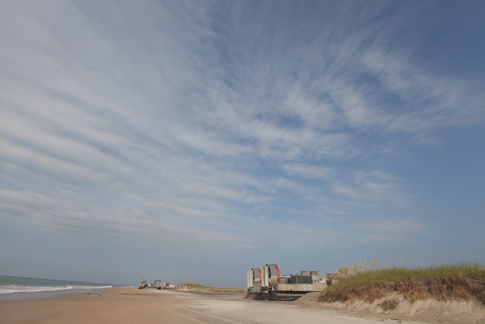 LCAC's carry Marines