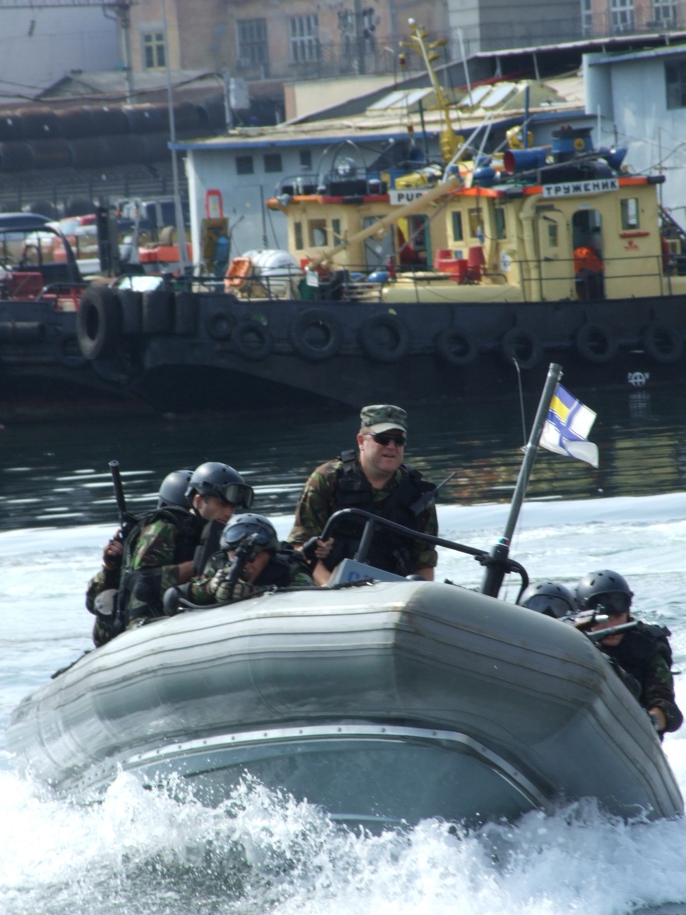 First day of training in Exercise Sea Breeze 2010