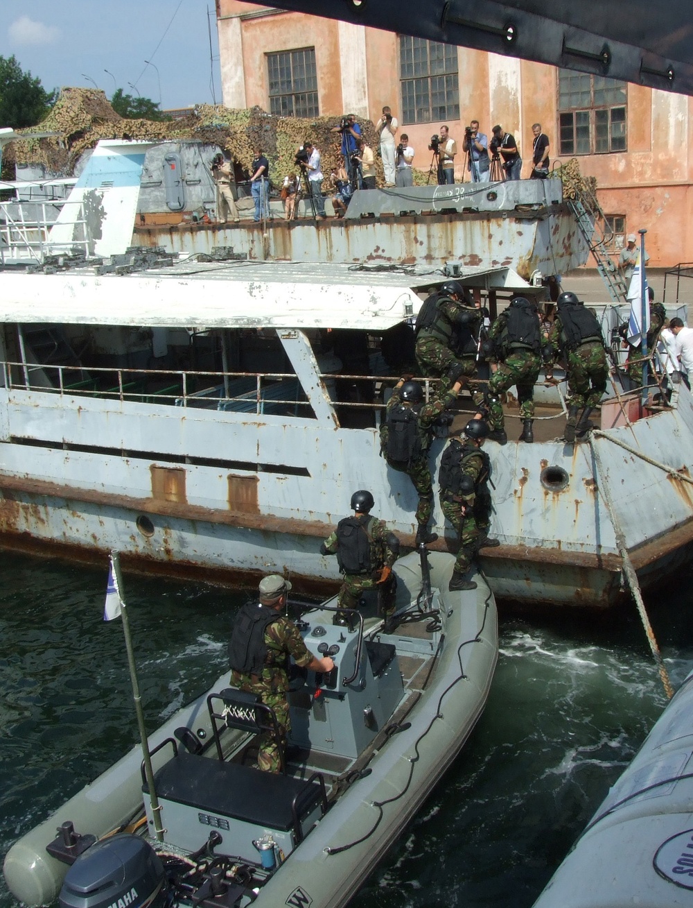 First day of training in Exercise Sea Breeze 2010