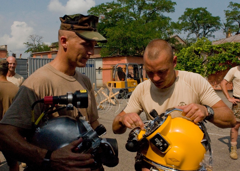 First day of training in Exercise Sea Breeze 2010