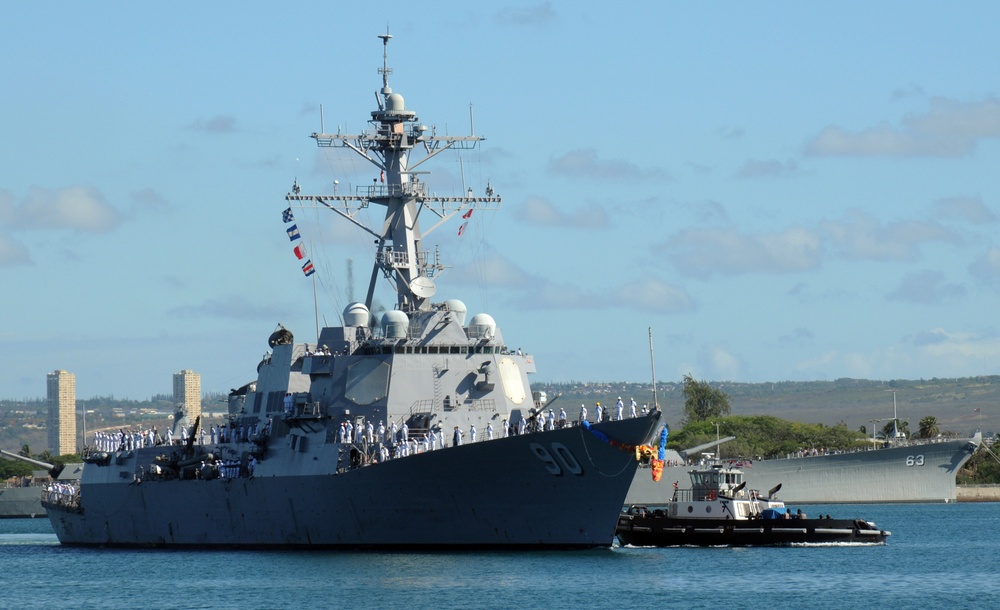 USS Chafee returns to Hawaii
