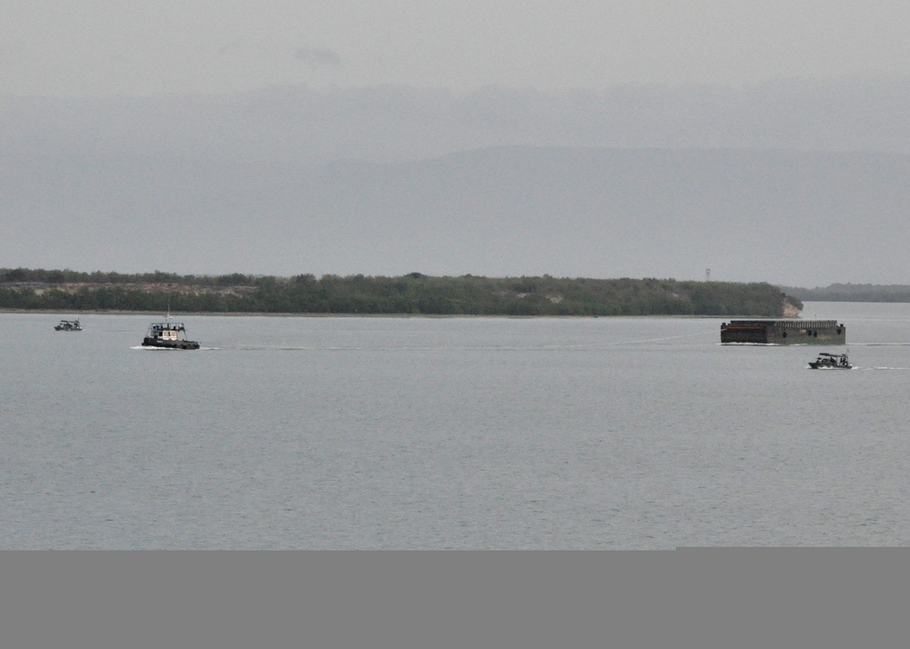 Cuban Tug Boat Transits GTMO Harbor