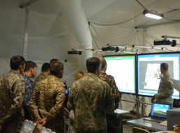 Third Army, Uzbekistan Army Signal Officers Hold Information Exchange