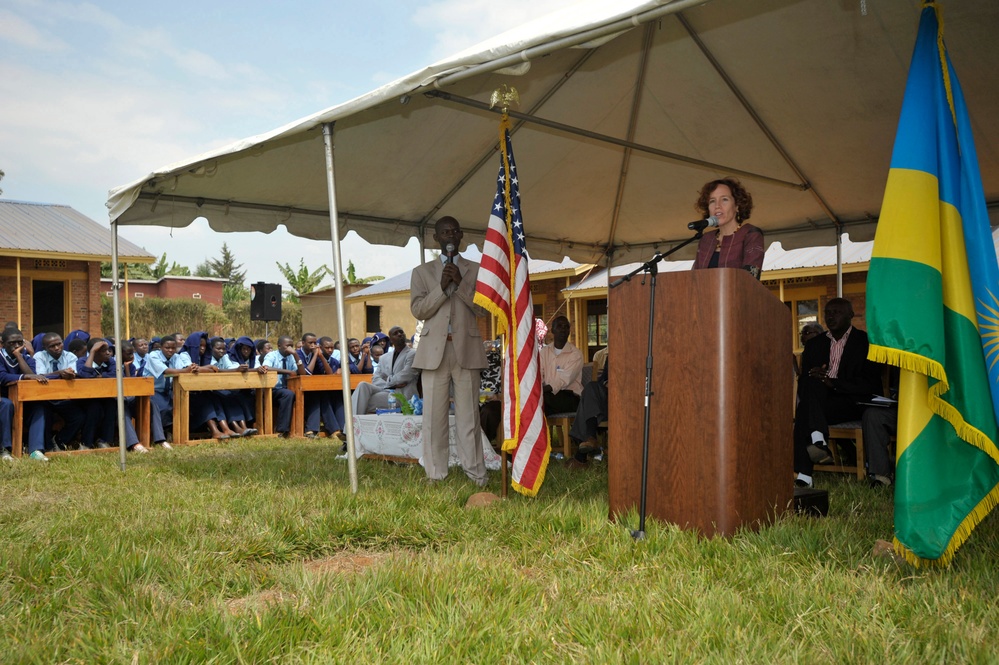 Kigali City school dedication