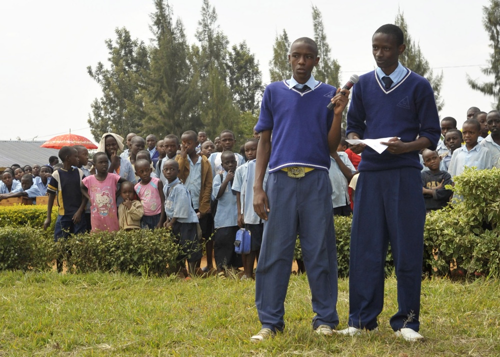 Kigali City school dedication