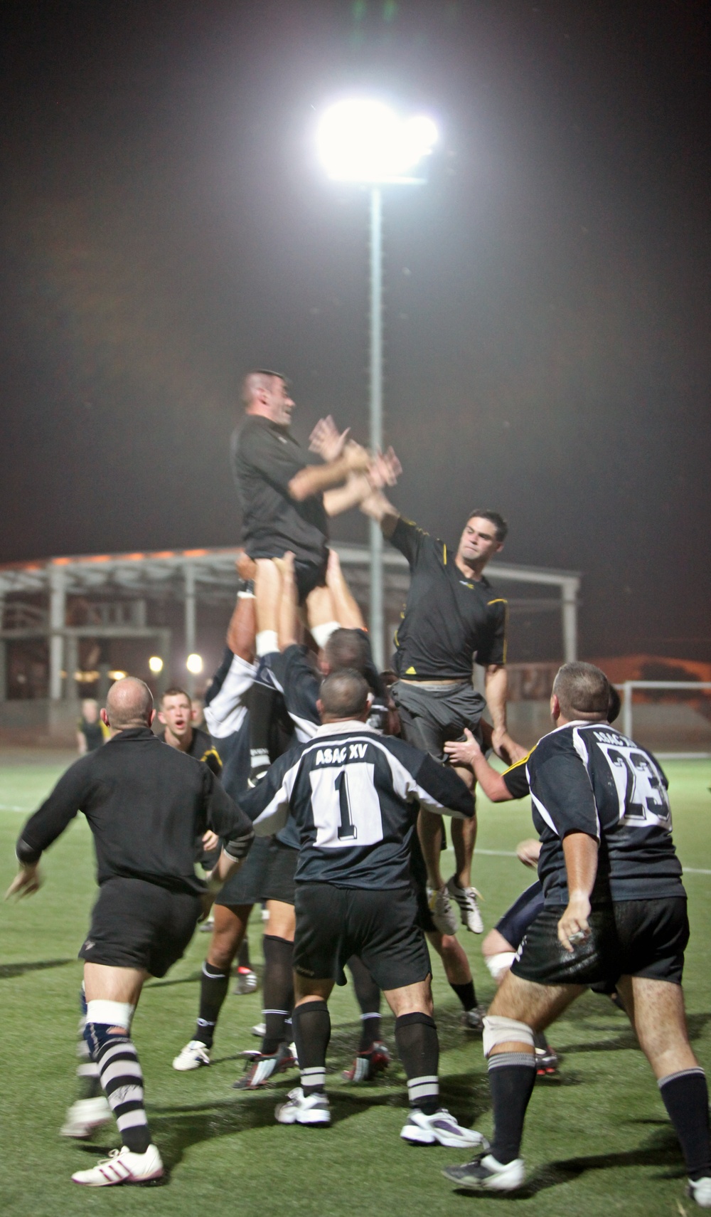 French vs. Marines Rugby