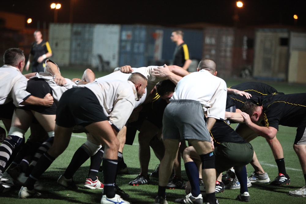 French vs. Marines Rugby