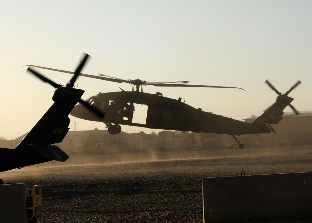 UH-60 Black Hawk take off