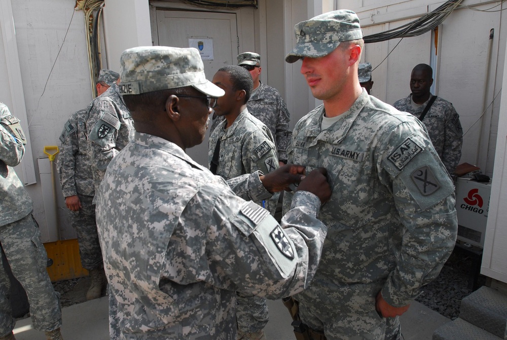Camden, S.C., Soldier Promoted to Army Specialist in Afghanistan