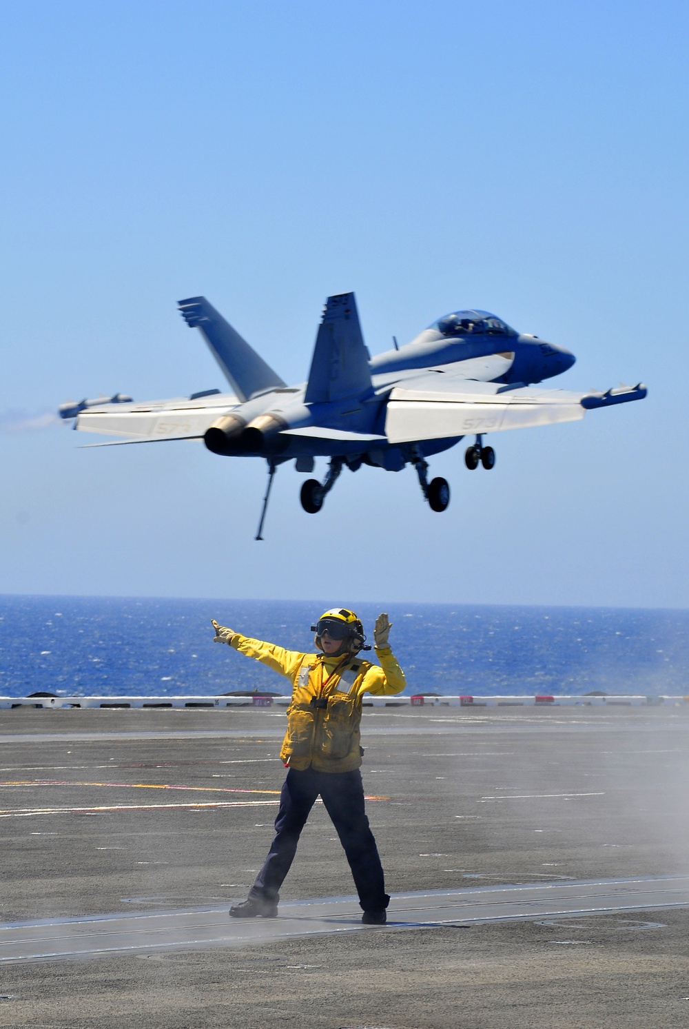 USS Carl Vinson action