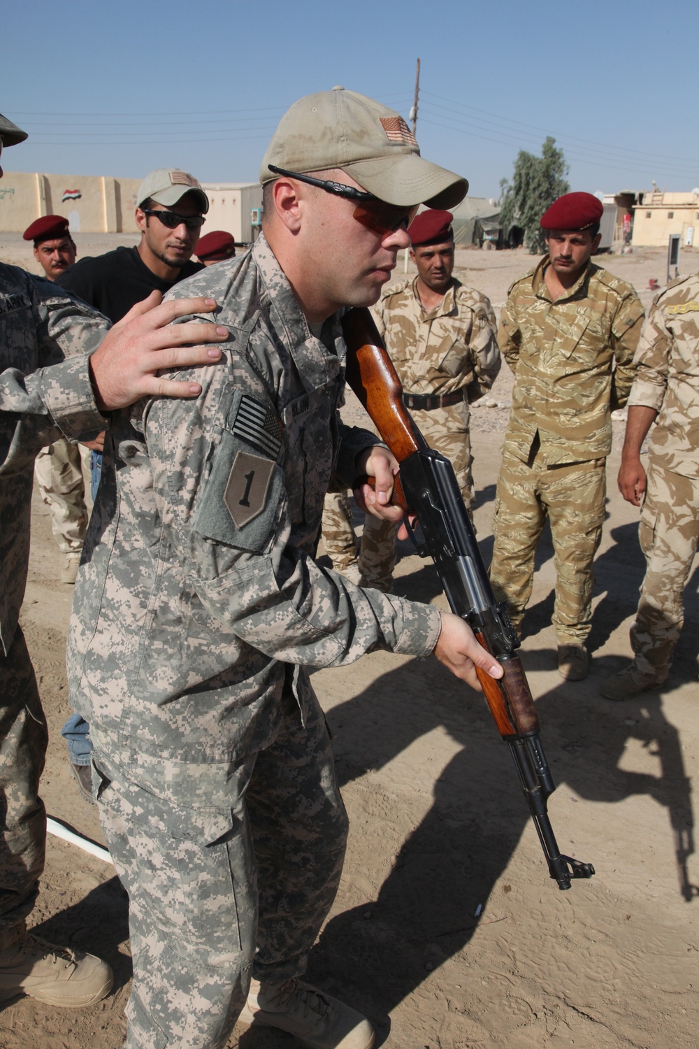 Iraqi troop training