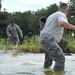 Military Working Dog Trains in Water