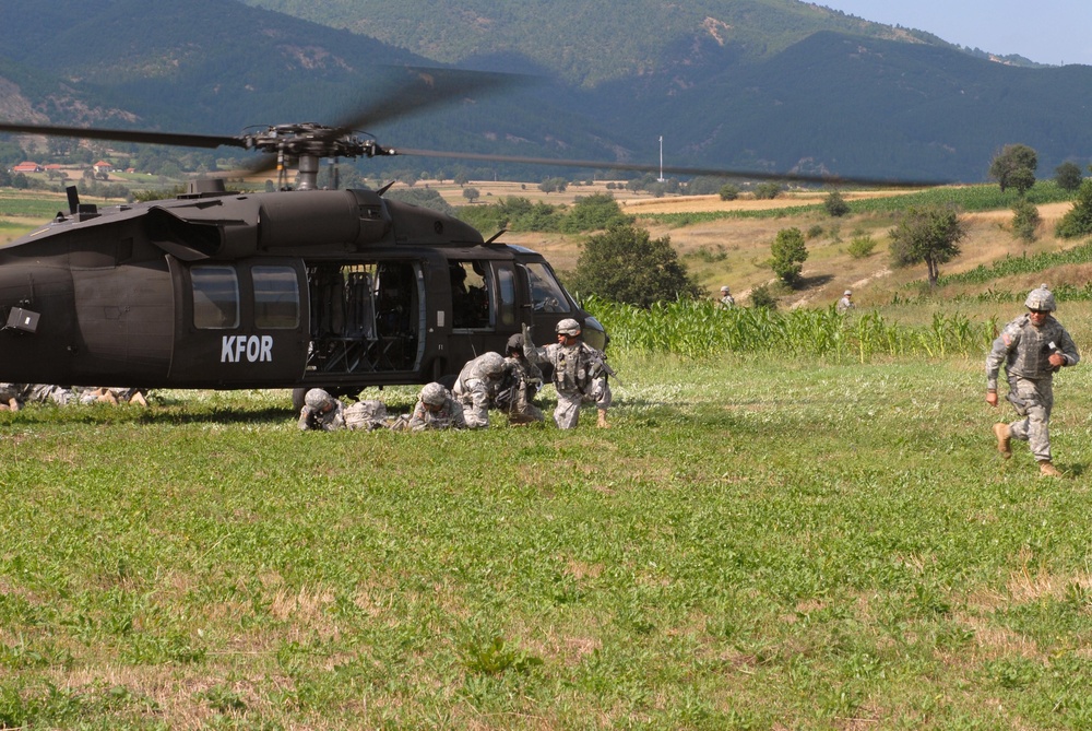 KFOR Soldiers validate quick reaction capabilities