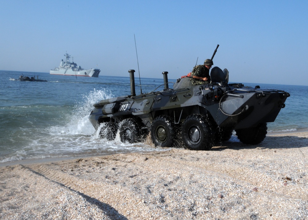 Sea Breeze 2010 Participant Hold Anti-piracy Raid Rehearsal