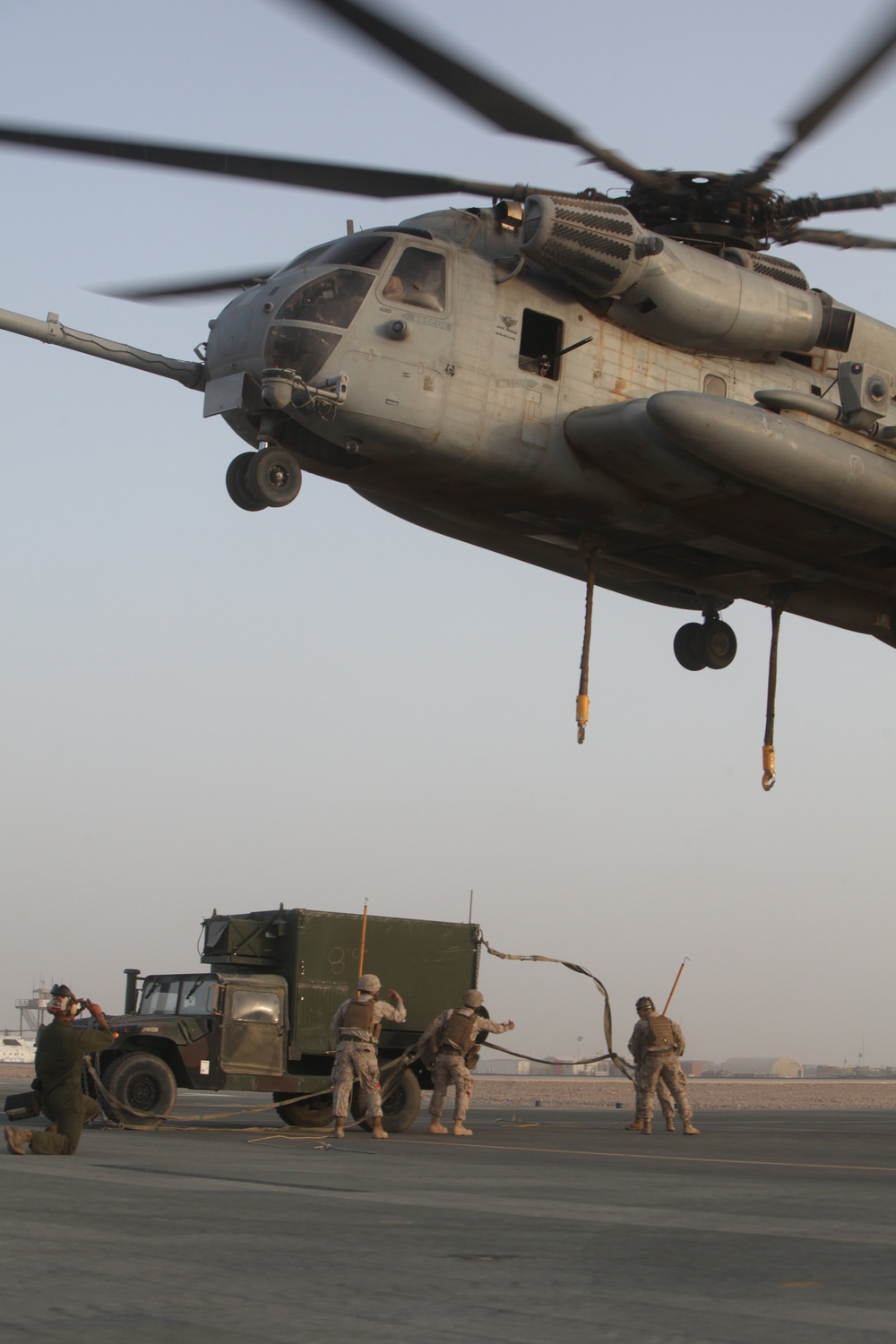 DVIDS - Images - Marines Air-lift Howitzers, Humvee to Kajaki Dam ...