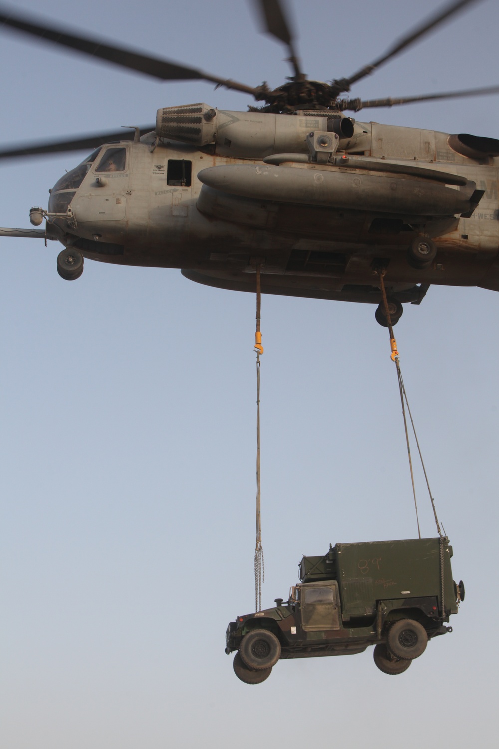 Marines Air-lift Howitzers, Humvee to Kajaki Dam