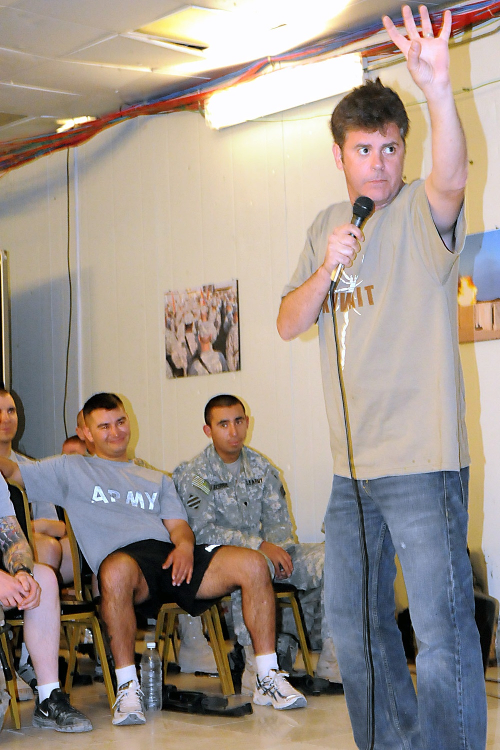 Lone Wolf comedians visit Loyalty