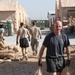 Soldiers fill sandbags for exercise