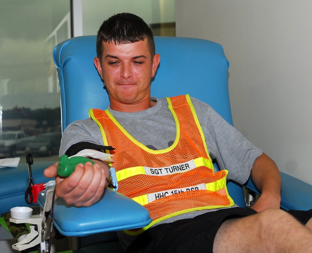 'Black Jack' Soldiers give blood to save lives