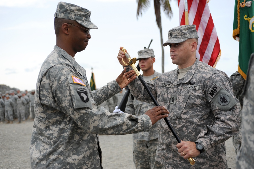 525th MP Battalion Change of Command