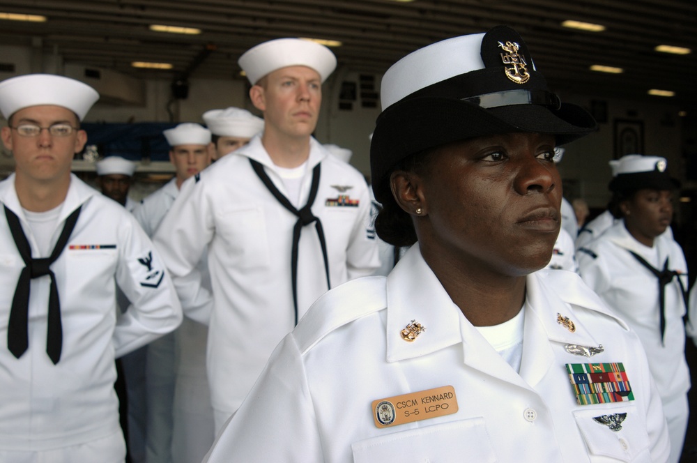 USS Makin Island Burial at Sea