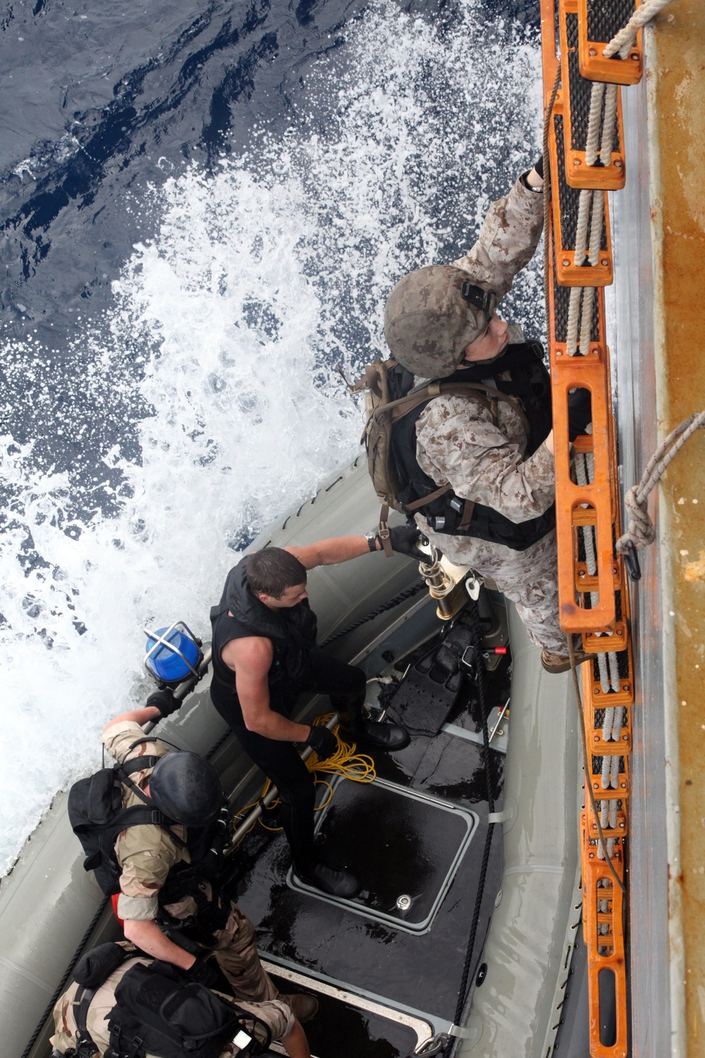 USNS Leroy Grumman action