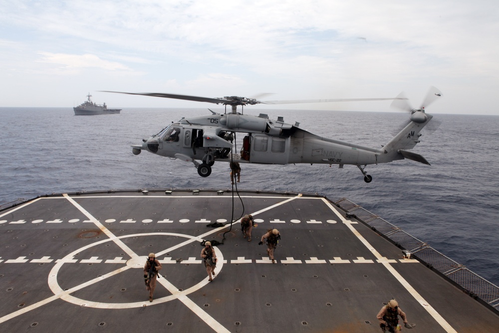 USNS Leroy Grumman action