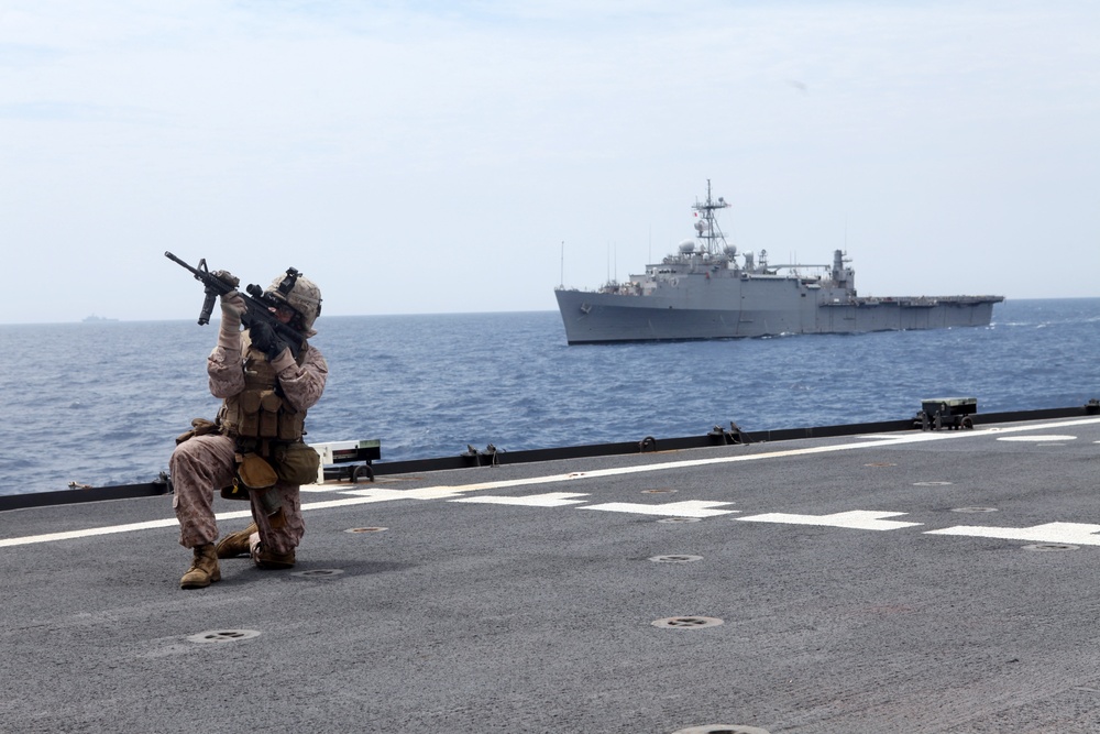 USNS Leroy Grumman action