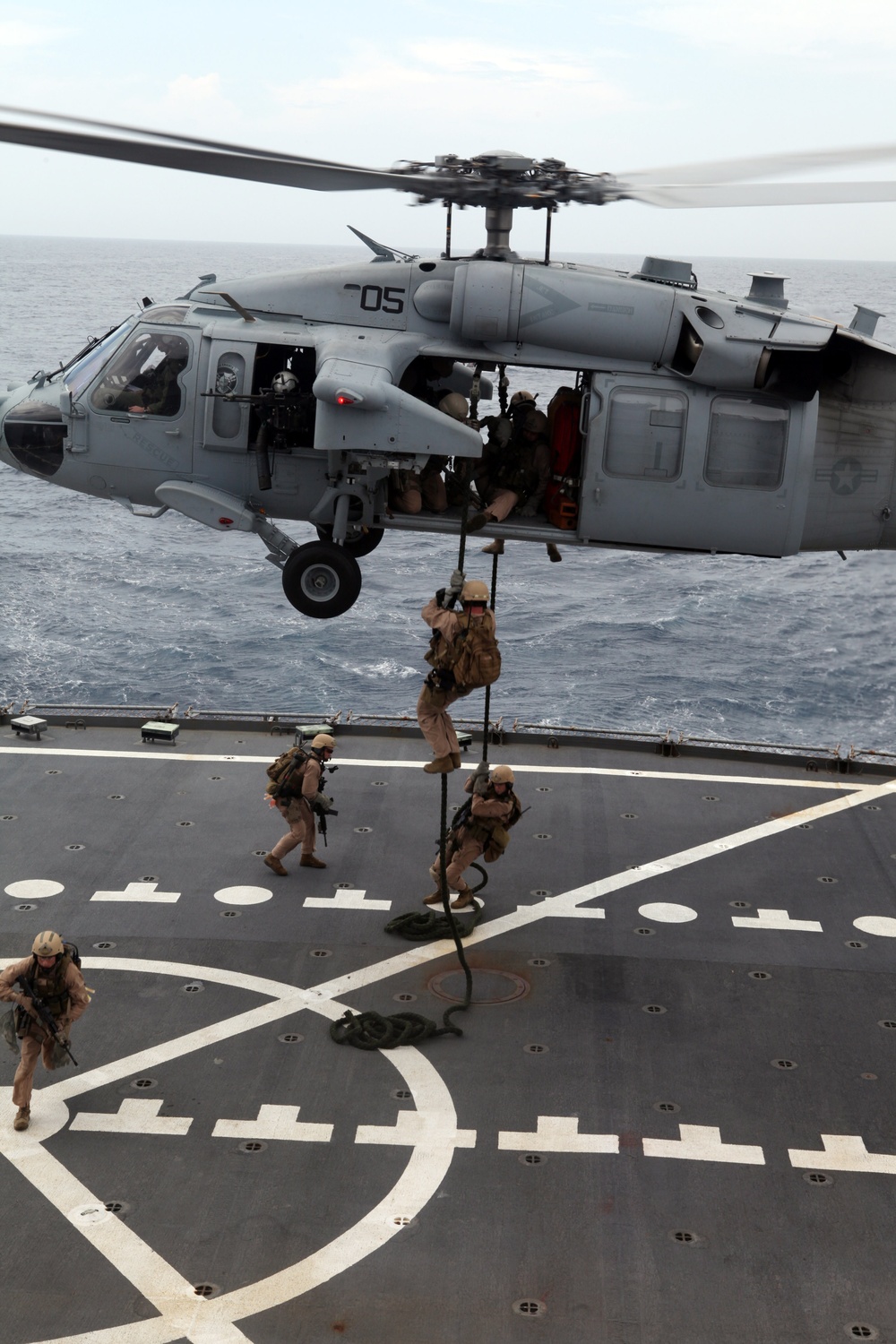 USNS Leroy Grumman action