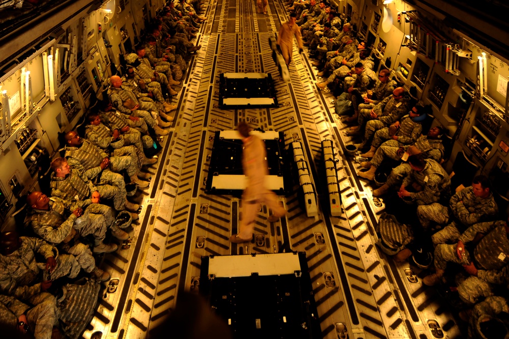 C-17 loadmasters conduct operations