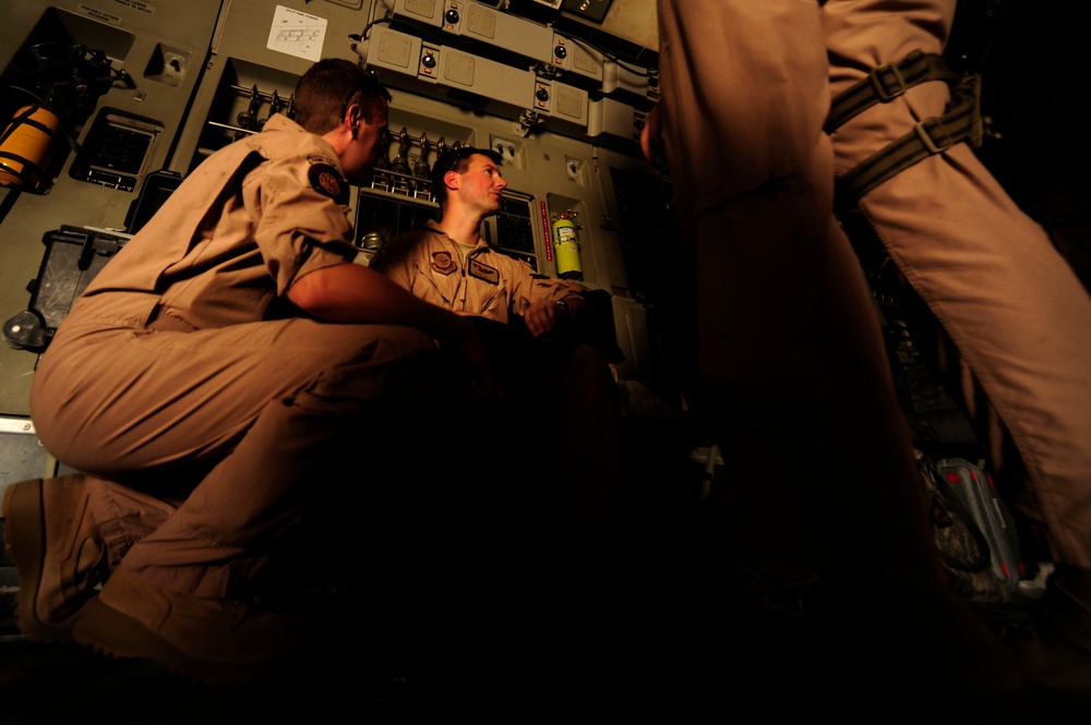 C-17 loadmasters conduct operations