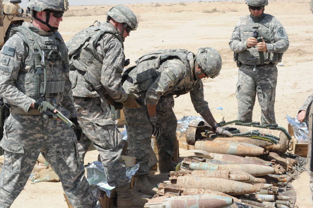 EOD rids themselves of unexploded ordnance