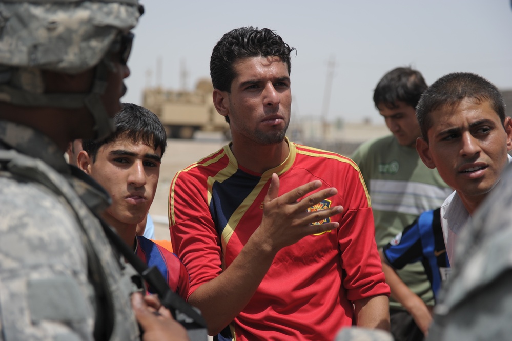 Humanitarian mission near Basra