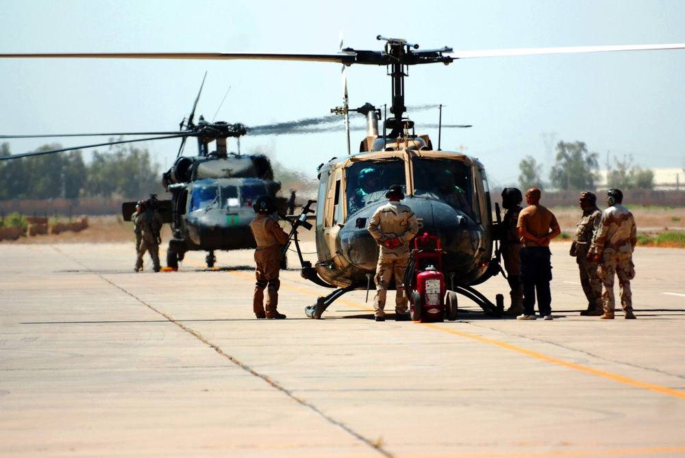 U.S. Army aviators fly joint mission with Iraqi partners
