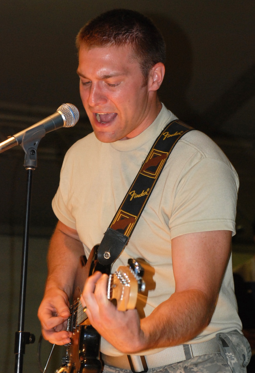 AFCENT Band High Altitude Performs in Kandahar