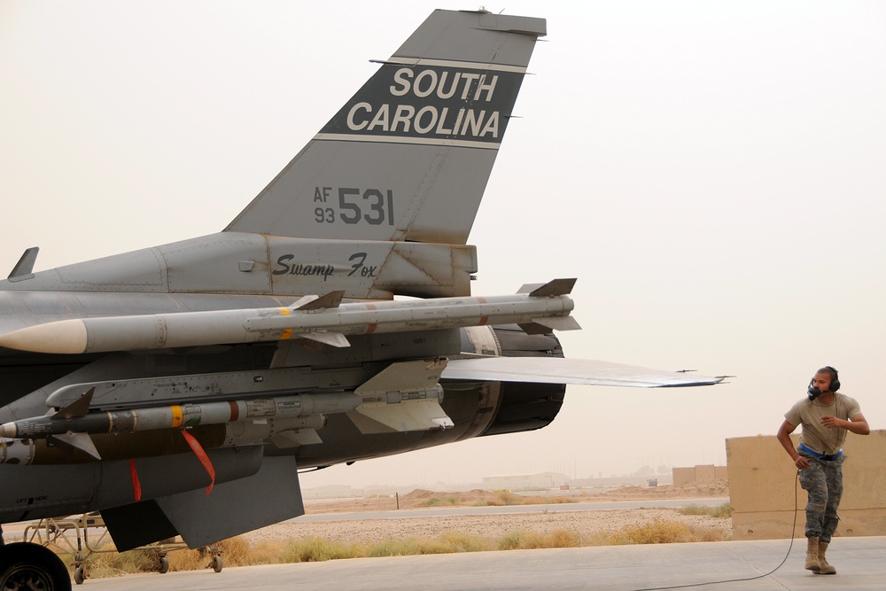 169th Fighter Wing Conducts Operations at Joint Base Balad